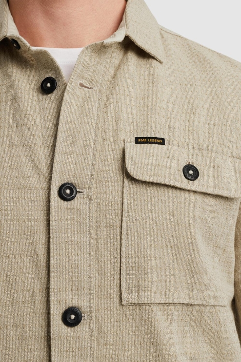 PME legend long sleeve shirt linen/cotton